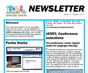 te4be Newsletter Summer 2008